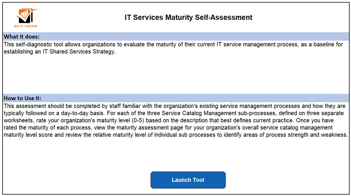 Service Catalog Builder | IT Catalog Builder | The Tech Plans Lab