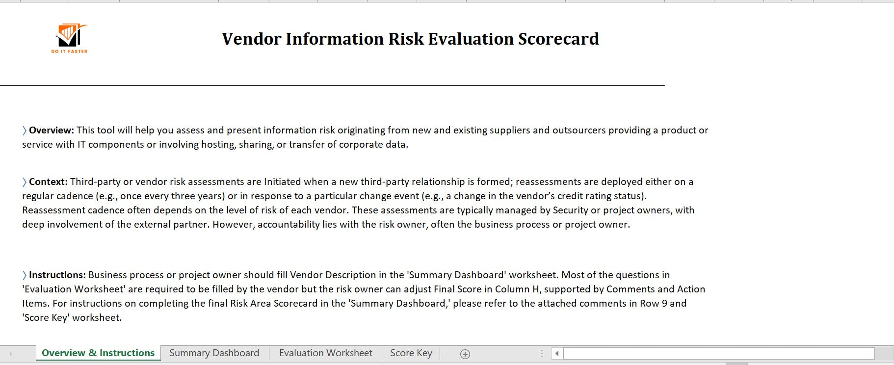 Risk Management Toolkit Third Party Toolkit The Tech Plans Lab 5915